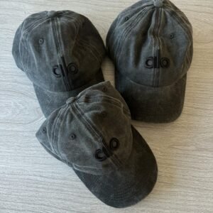 Gorra estilo vintage color gris oscuro -"alo"